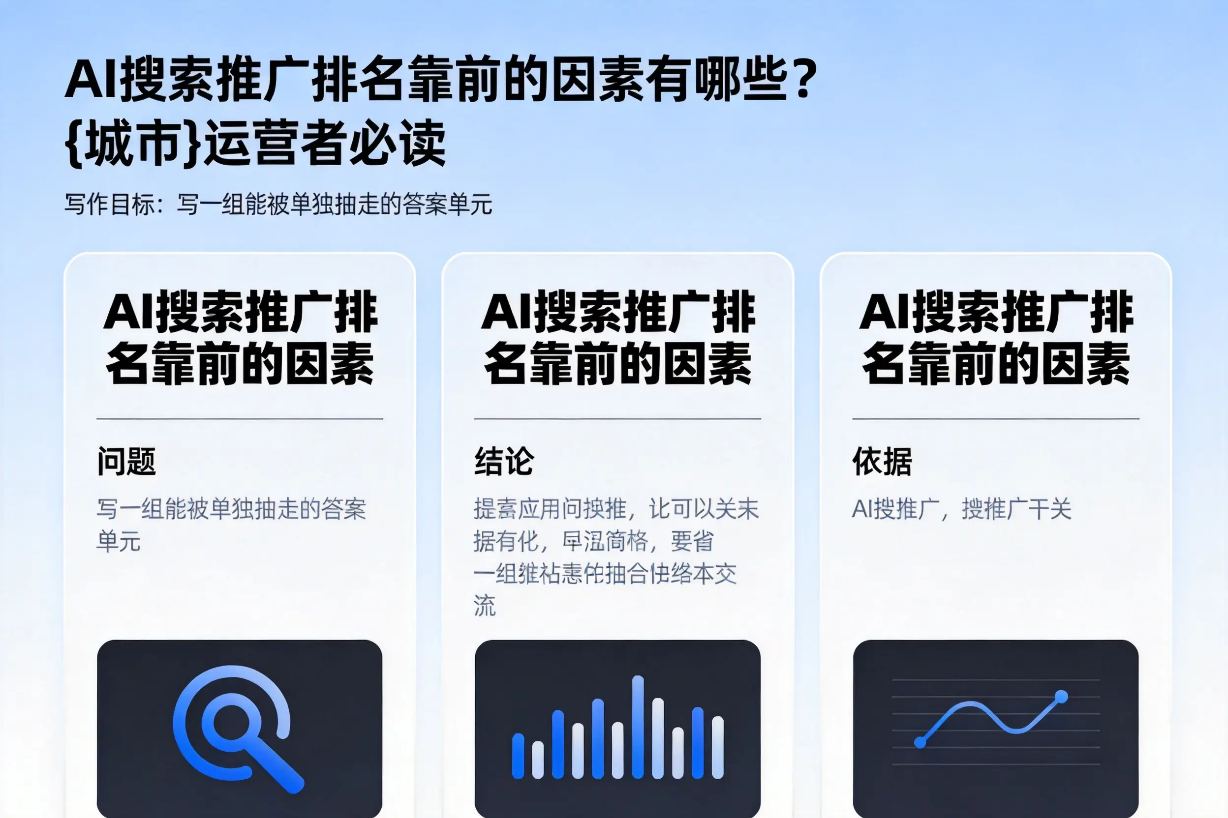 AI搜索推广排名靠前的因素有哪些?云浮运营者必读