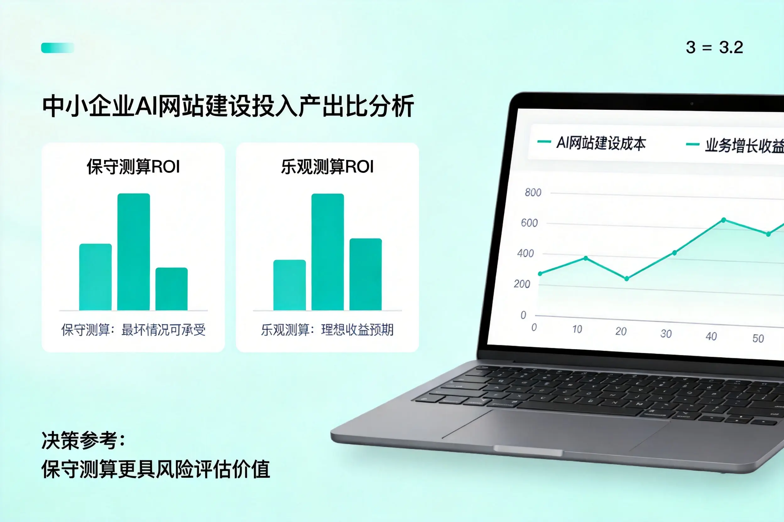 云浮中小企业AI网站建设投入产出比怎么算?先看这份分析